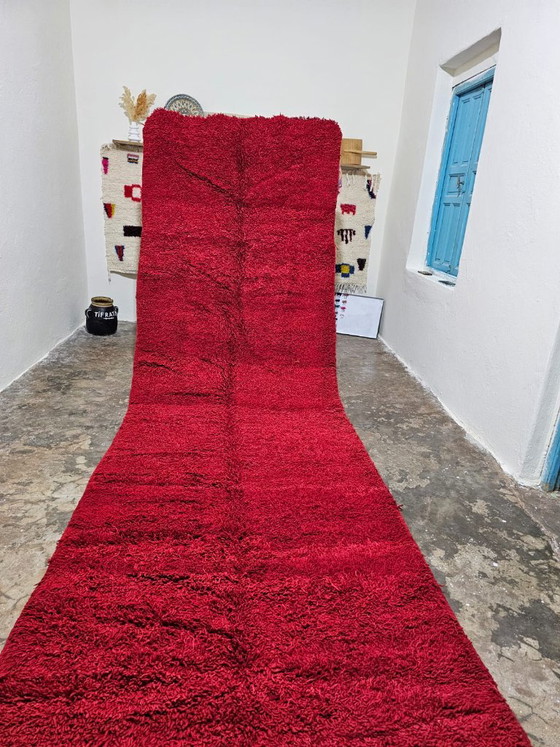 Antique Vintage Berber Rug – Unique Piece 410cm x 135cm – Rugs & carpets, Wool (photo 3 of 7)