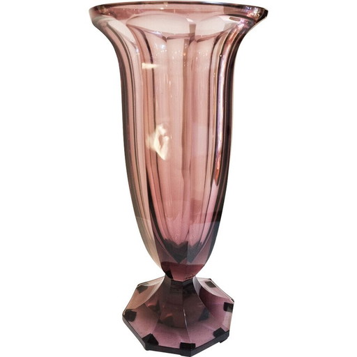 Vase Mid Century de Moser, tchèque