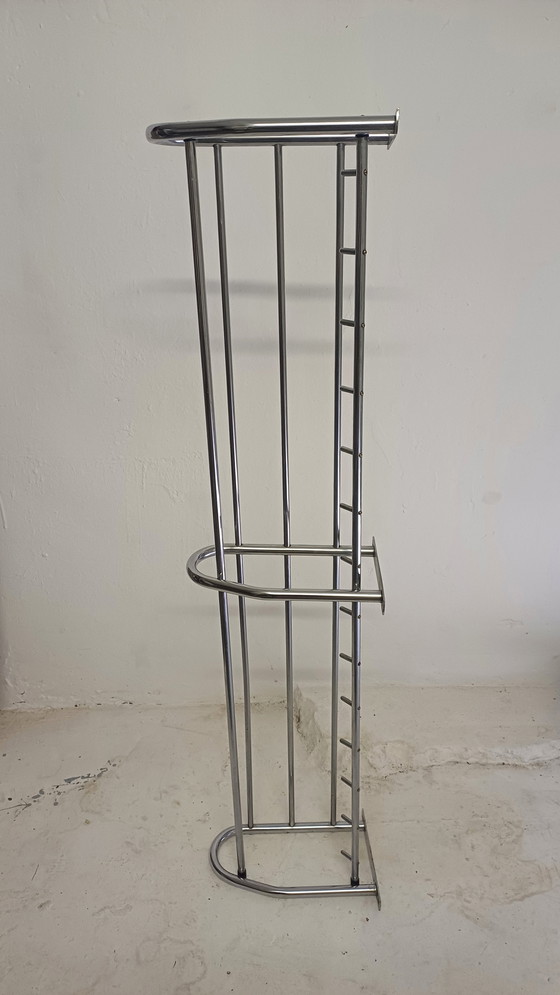 Image 1 of Chrome coat rack