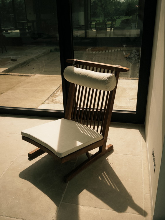 Image 1 of 2 japanese lounge chairs, lijken vintage maar zo gekocht