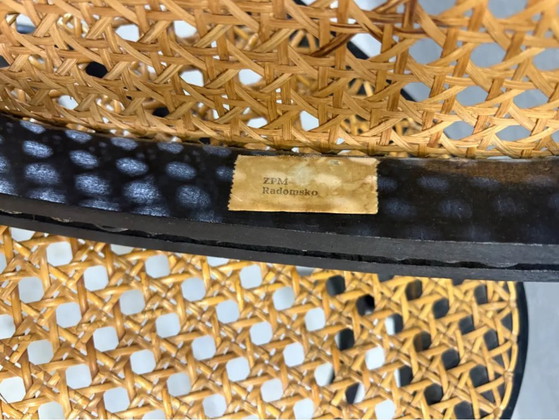 Image 1 of Paire de chaises en bois courbé, modèle Vienna Straw Seat, par Thonet pour Herbatschek, Pologne des années 1960