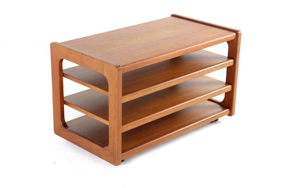 Image 1 of Meuble audio vintage sur chariot « Hogager », design danois