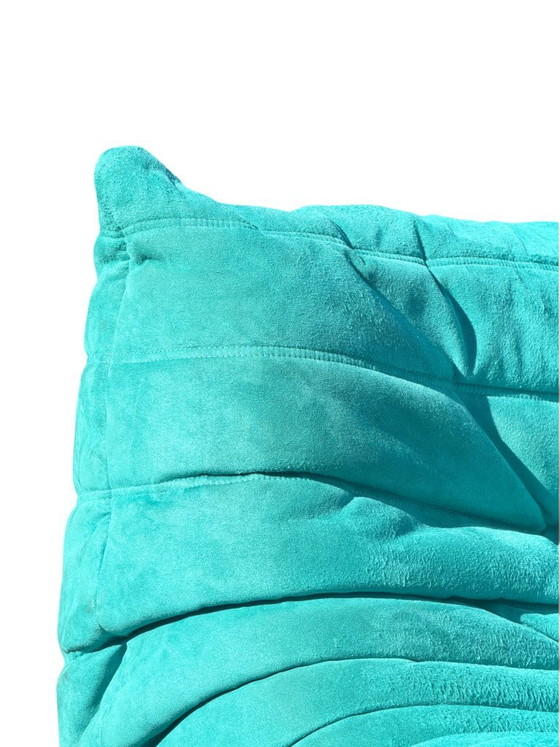 Divano Angolare Togo Turchese — Michel Ducaroy per Ligne Roset – Divani angolari, Velvet (photo 16 of 21)