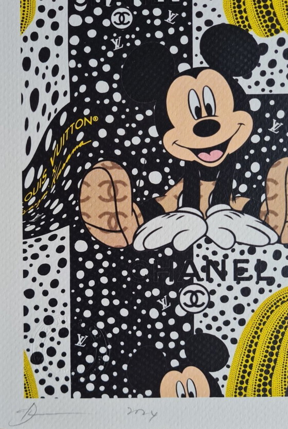 Image 1 of Nach Yayoi Kusama, Mickey Mouse, Lithografie, 1990er Jahre