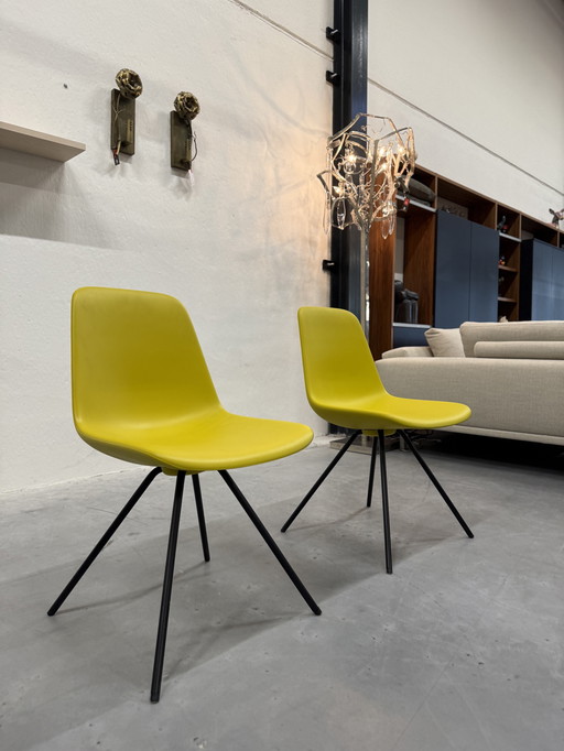 2 sedie Tonon 904 01 Step Chair Giallo