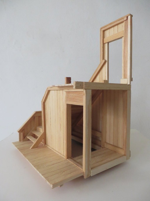 Eric van Solm - « Le jeu de la mémoire » – beeldhouwkunst, Wood (photo 2 of 7)