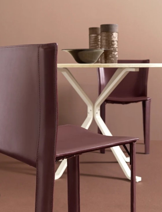 Image 1 of 2 design stoelen - Giancarlo Vegni voor Fasem