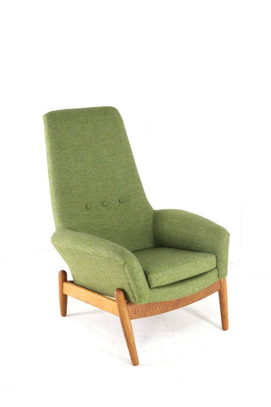 Image 1 of Arnold Madsen & Henry Schubell for Bovenkamp Helge armchair vintage upholstered
