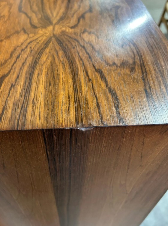 Image 1 of Palissander boekenkast wandkast vintage Deens