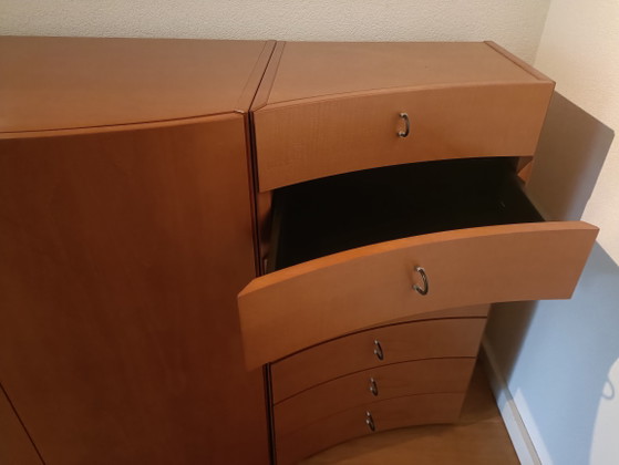 Modular Design Sideboard or TV Unit – Wood, Glass (photo 4 of 9)