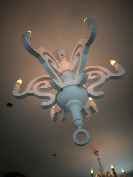 Image 1 of 2x moooj lampen paper chandelier 105-80