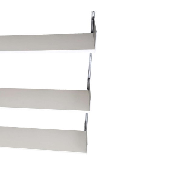 Scaffali a muro originali Dieter Rams 606 Midcentury Vitsoe Alluminio (photo 4 of 5)