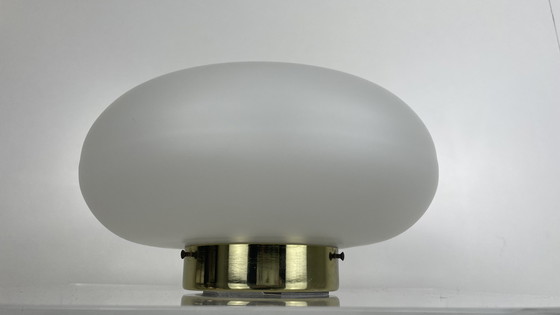 Image 1 of Vintage Raak Design Amsterdam Donut Plafondlamp Melkglas 