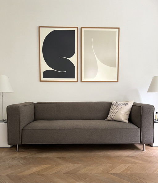 Gelderland 6400 3-Sitzer Sofa + Fußhocker