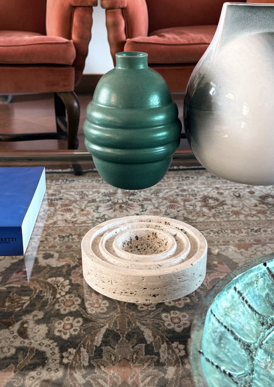 Image 1 of Vide poche / cenicero de travertino, Cerri Nestore, Italia, 1970