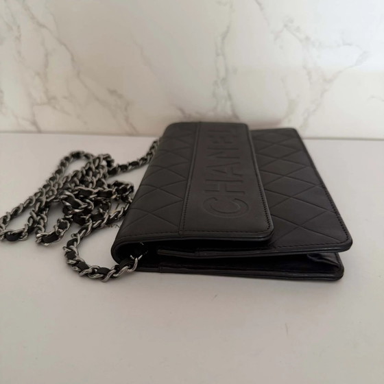 Chanel Wallet on Chain embossed Chanel – Wallets & small leather goods, Leather (photo 3 of 15)