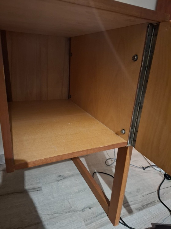 Scrivanie Vintage Retro con telaio a U - Design Danese - Anni '60, Legno, Marrone (foto 5 di 6)