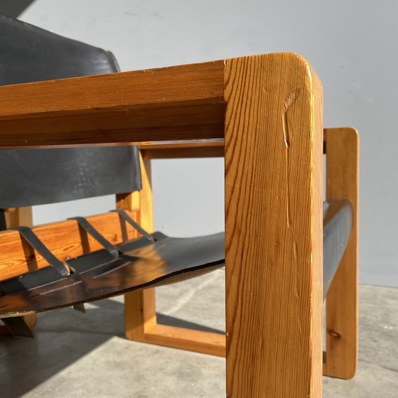 Image 1 of Rare chaise facile scandinave vintage Safari, 1970