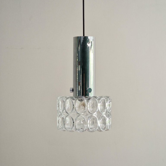 Image 1 of Lampe pendante vintage Glashütte Limburg - Helena Tynell Design - Verre Bulle - 1970 - Ø 22 cm