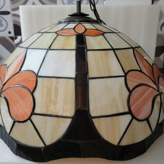 Image 1 of Grande lampadario Tiffany Art Déco