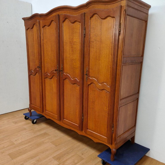 Armadio vintage smontabile, Legno, Metallo, Marrone, Klassiek (foto 3 di 8)
