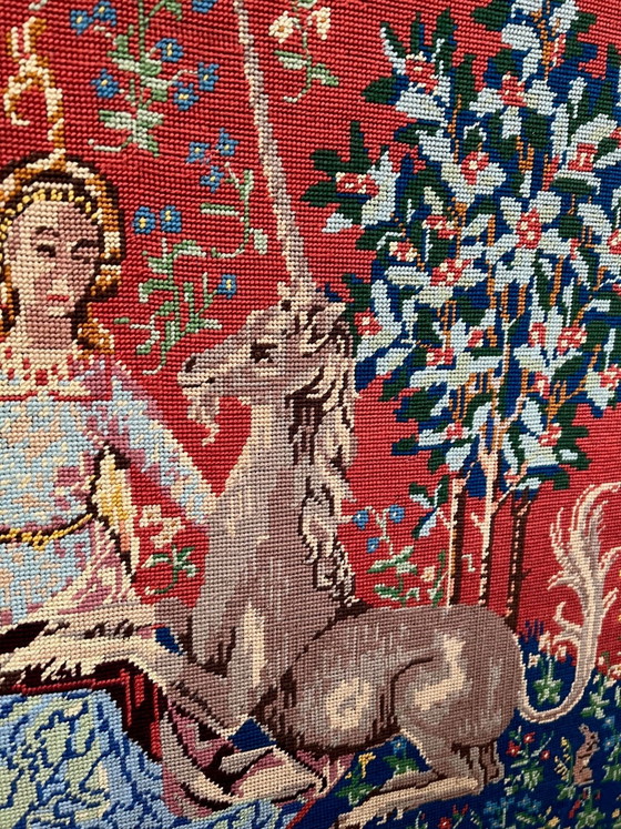 Tapisserie faite à la main – Décorations murales, Wool, Cotton (photo 4 of 6)