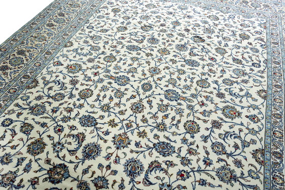 Image 1 of Tapis Keshan noué à la main 402 X 300 cm