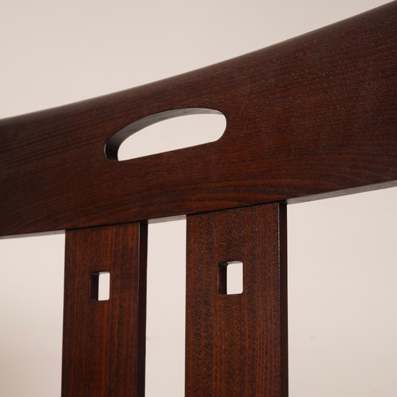 Charles Rennie Mackintosh Glasgow Style Ingram Low Chairs aus Eschenholz für Cassina – Esszimmerstühle, Wood (photo 13 of 20)
