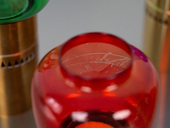 Image 1 of Zeer zeldzame set van 4 vintage kandelaars Lotta van Hans-Agne Jakobsson