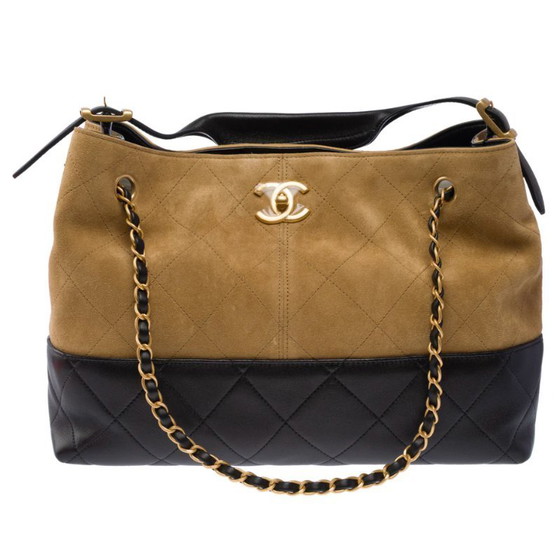 Image 1 of Sac CHANEL en Suède Beige - 103487