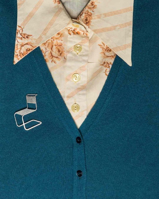 Brosche Stuhl S33 Mart Stam Thonet