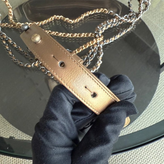Image 1 of Chanel Gabrielle Small - Gewatteerd kalfsleer, bronsgoud, tweekleurige hardware, serie 23