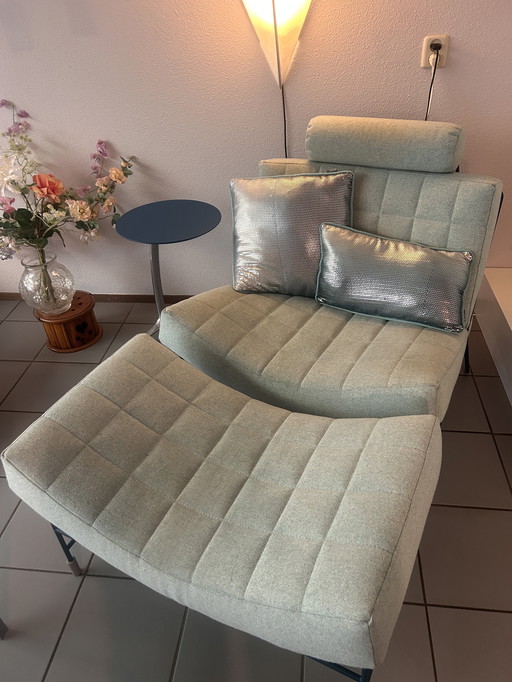 Leolux Volare Sessel mit Ottomane