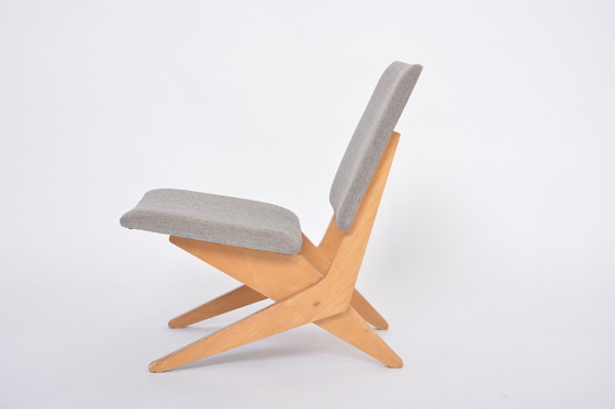 Image 1 of Dutch Mid-Century Modern FB18 Scissor Chair by Jan Van Grunsven for UMS Pastoe