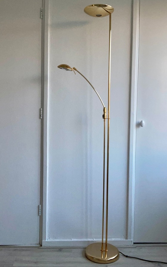 Image 1 of Staande lamp met verstelbare leeslamp