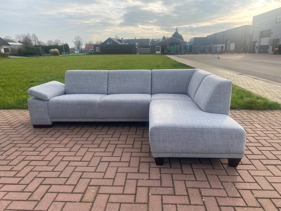 Image 1 of Beautiful Gray Fabric Corner Sofa