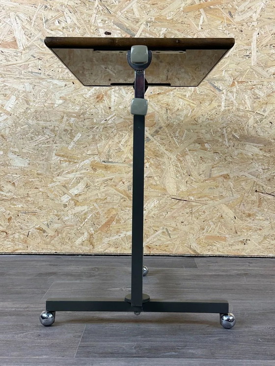 Image 1 of 60s 70s serving trolley dinette side table space age brown design