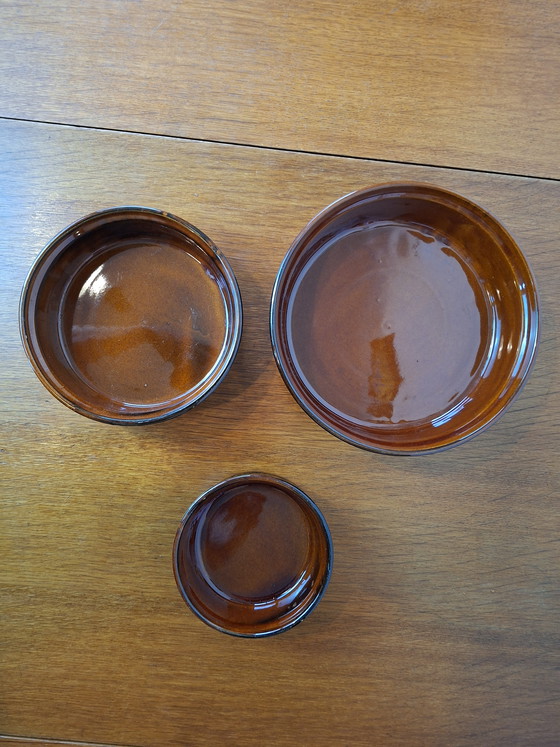 Image 1 of Ciotole in ceramica della Germania dell'Est di metà secolo