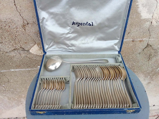36-piece silver-plated flatware set – Argental Silversmiths