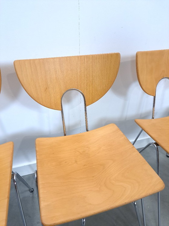 Image 1 of Satz von 6 x Kusch & Co Mikado 1800, Walter Leeman Stühlen