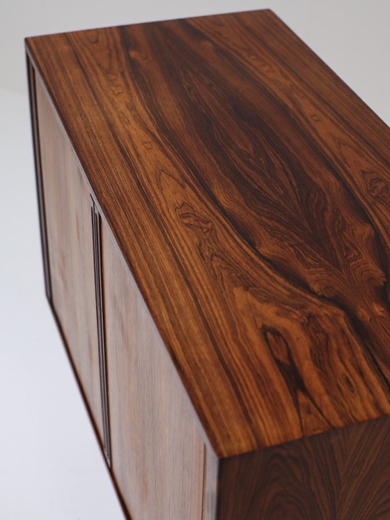 Image 1 of Kai Kristiansen tambour sideboard LP cabinet rosewood 1960