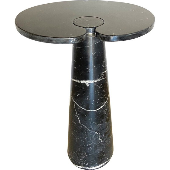 Image 1 of Vintage black marble coffee table, Italy 1970s