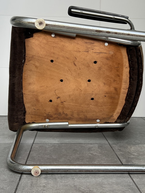 Image 1 of 2 X De Wit Sillas , Sillones , Tejido acanalado Marrón Original