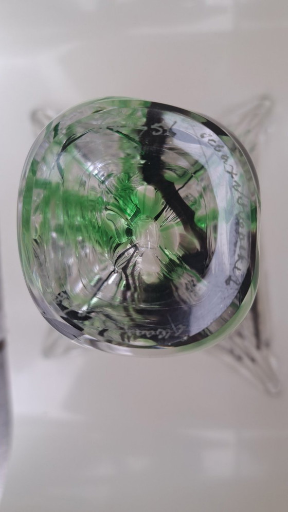 Image 1 of Superbe vase en cristal vintage - Max Verboeket - Kristalunie Maastricht