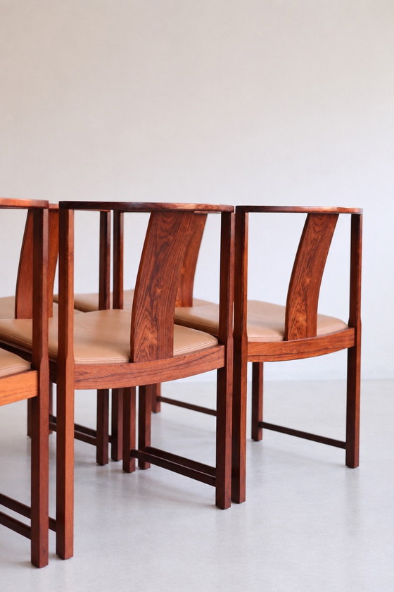Ensemble de 6 chaises de salle à manger vintage modèle 700, Steen Eiler Rasmussen – Søborg Møbelfabrik, Bois (photo 7 of 10)