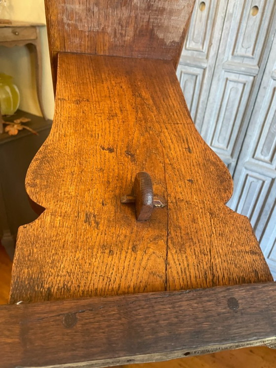 Lunga Panca da Chiesa in Rovere Francese 170 Cm. – Panche, Wood (photo 5 of 13)
