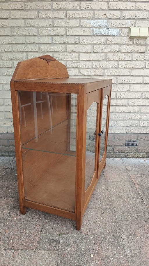 Magnifique vitrine Art déco unique de l'école d'Amsterdam