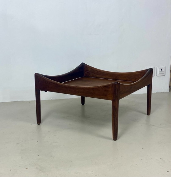 Image 1 of Couchtisch aus den 60er Jahren, aus Palisander – Design Kristian Vedel für Søren Willadsen.