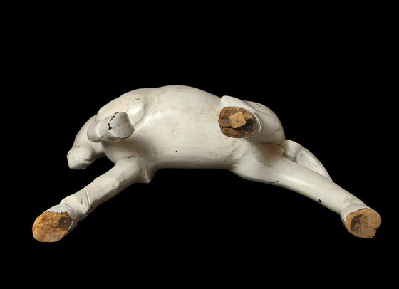 Image 1 of Cavallo in legno intagliato – Arte popolare – Francia/Svizzera, circa 1880