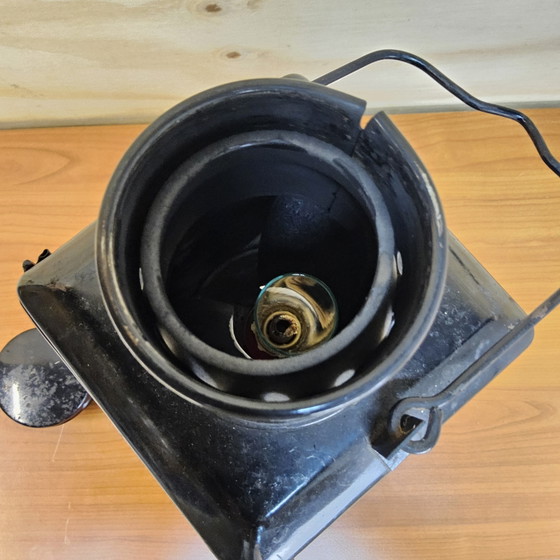 Image 1 of Antique railway signal lamp / train closing lantern (complete and working) db (Deutsche Bundesbahn)